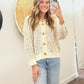 Girls Confetti Knit Cardigan