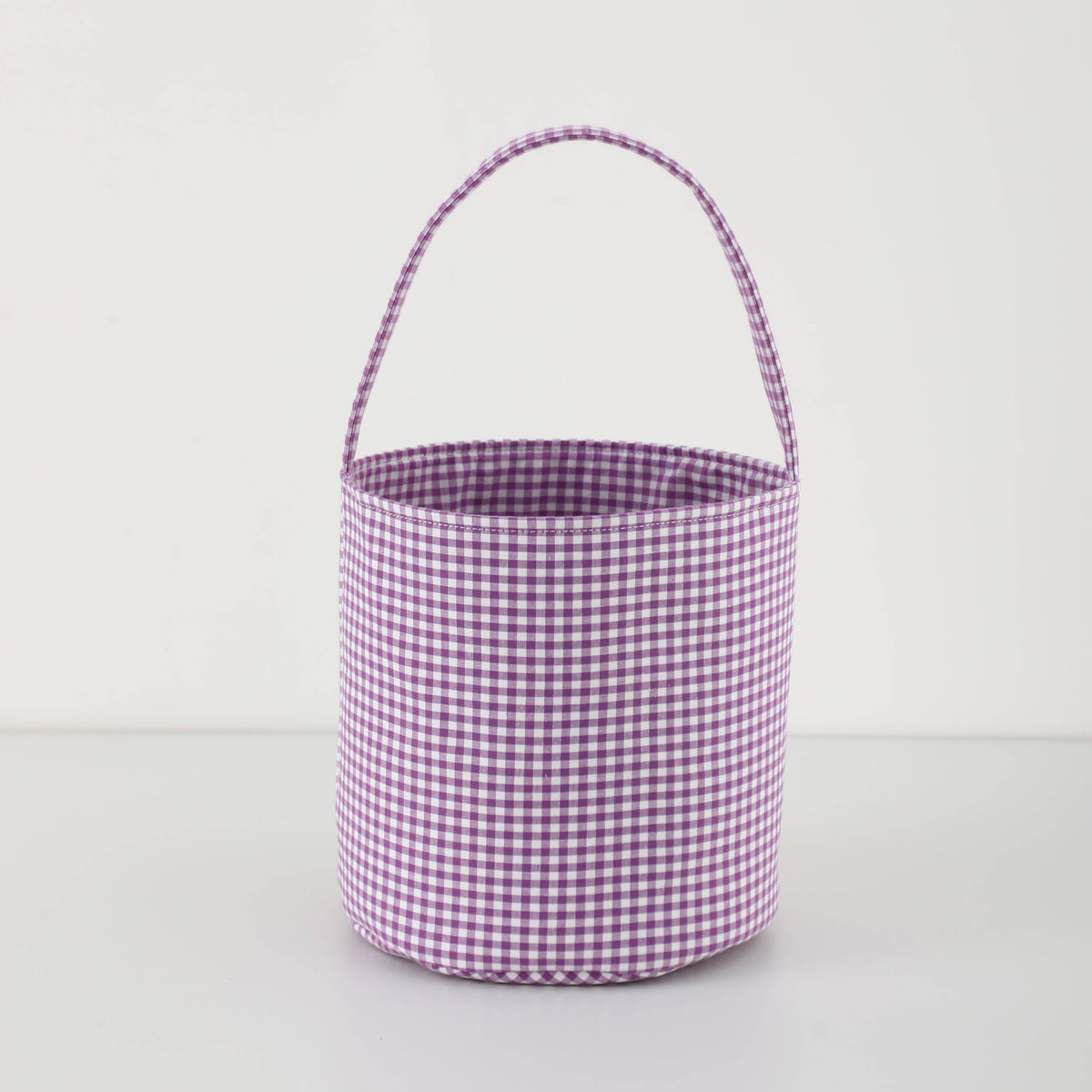 Gingham/Seersucker Bucket Bag