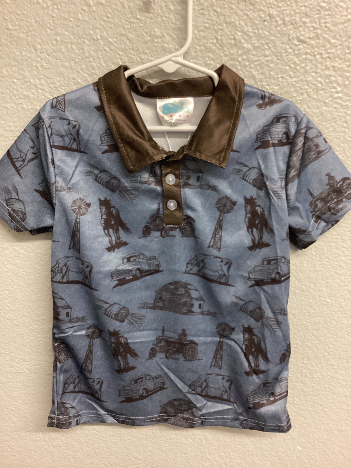 Boys farmer polo