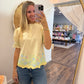 Cream of the Crop Floral Top