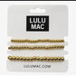 LULU MAC 3 stack bracelets
