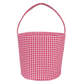 Gingham/Seersucker Bucket Bag
