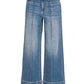 Wide Leg Pintuck Jean