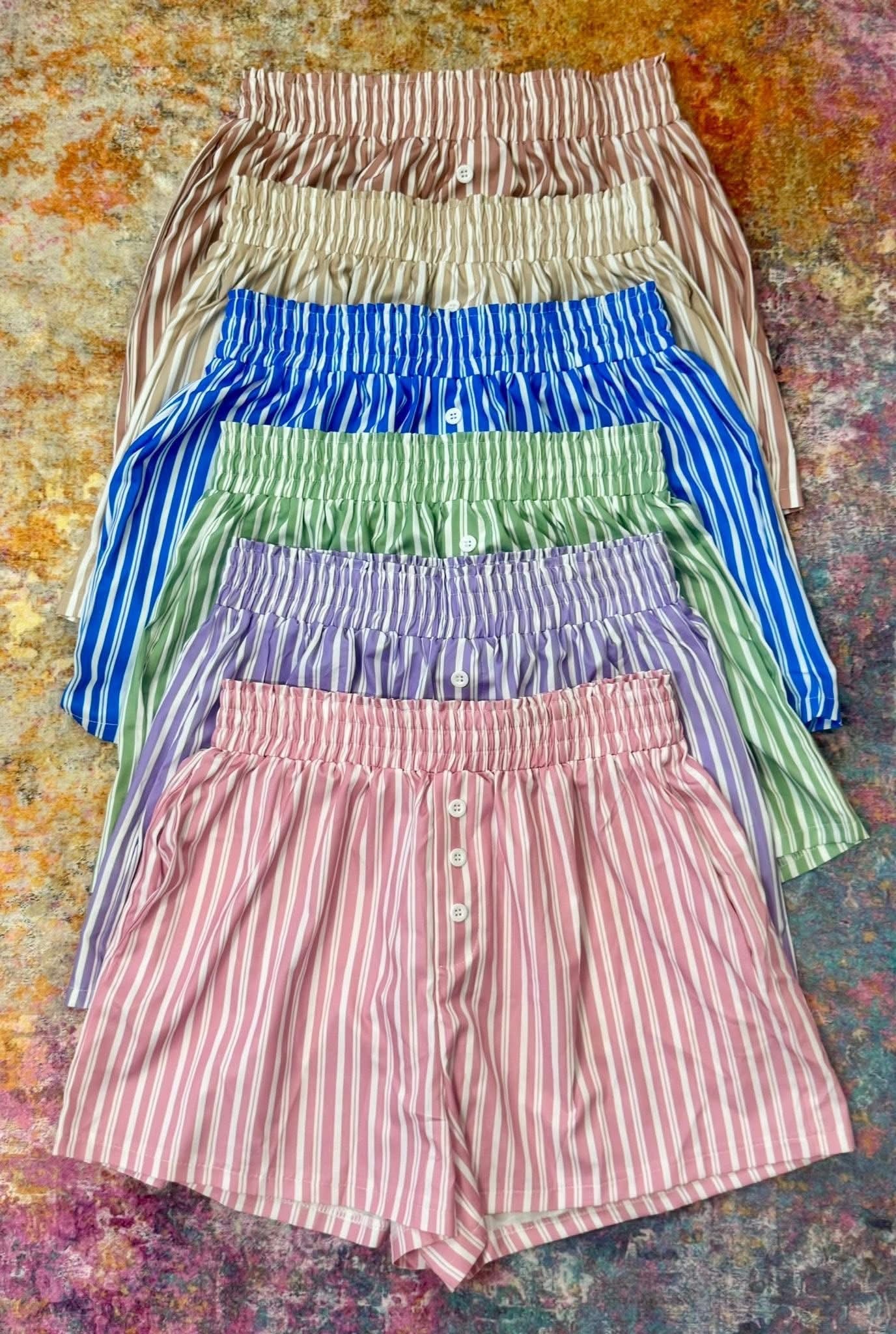 Striped Summer Shorts