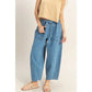 Wide Pants with Oversize Pockets