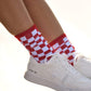 Checkered Game Day Socks
