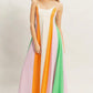 Summer Stripe Flaire Maxi