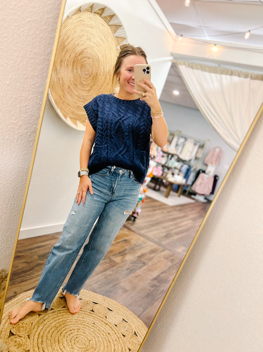 The Midnight Knit Top