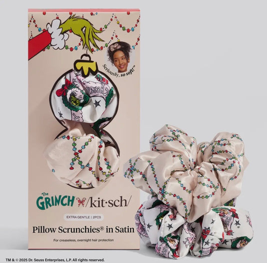 The Grinch Satin Pillowscrunchies® Set