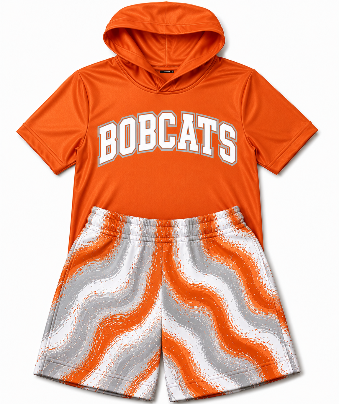 KIDS- custom hoodie & shorts set (team name)
