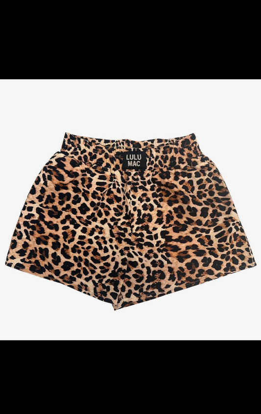 LULU MAC Leopard Shorts
