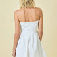 Strapless Fit & Flair Mini Dress