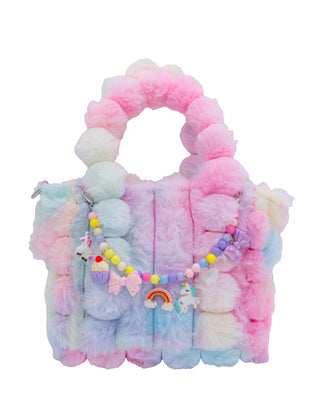 KIDS- Bari Lynn Faux Fur Tote