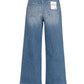 Wide Leg Pintuck Jean