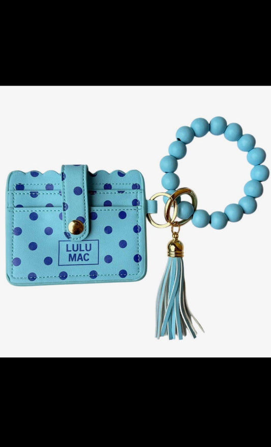 LULU MAC Polka Dot Wristlet