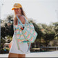 Neon Abstract Colors Pickleball Tote