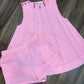 Mineral Topstitch Sleeveless Swing Short Set