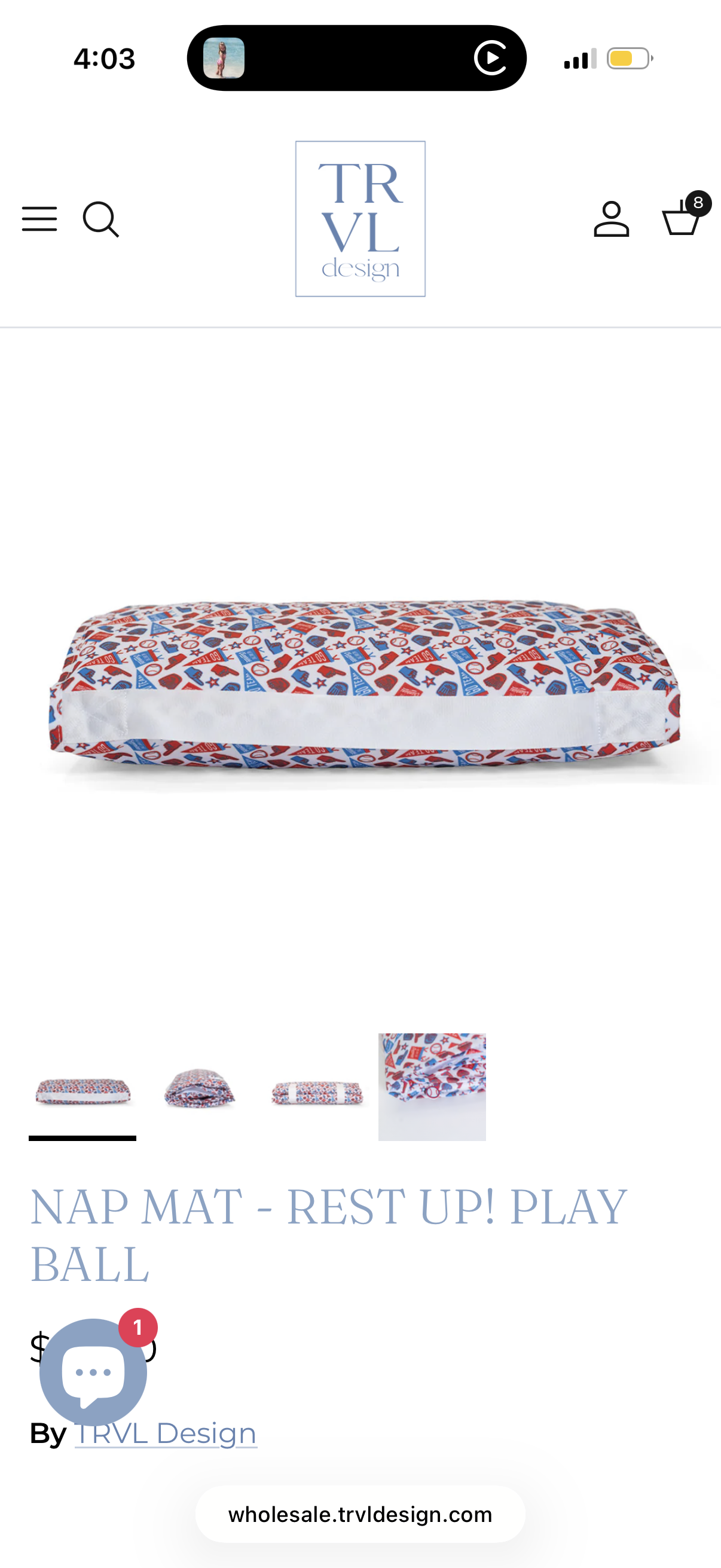 KIDS- TRVL Nap Mat