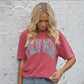 LULU MAC Houndstooth Tee