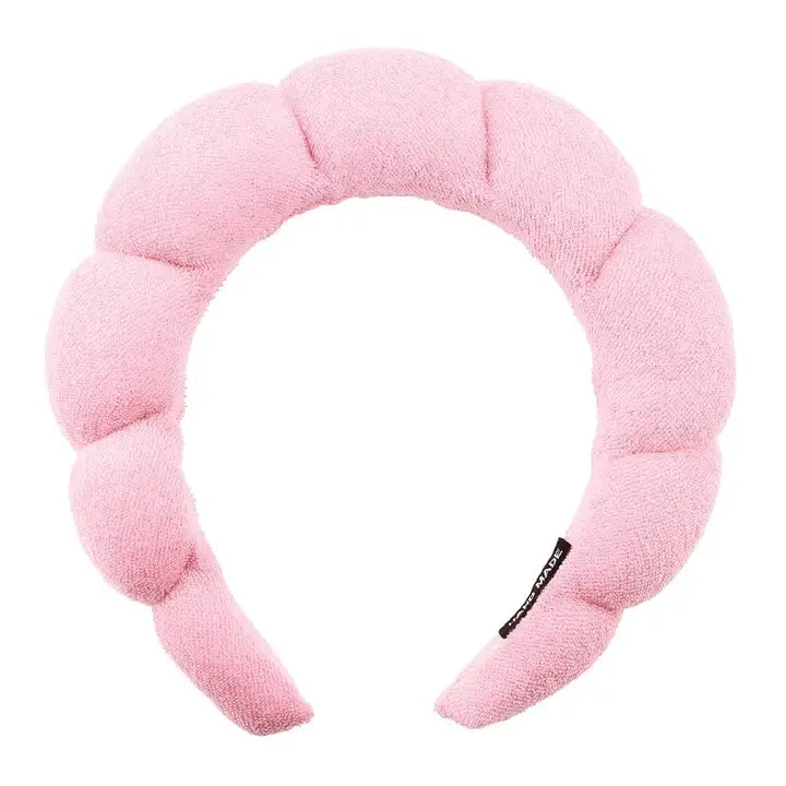 Pink Spa Headband & Wristband Set