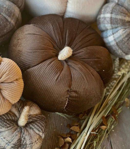 Mocha Corduroy Pumpkin