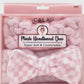 Plush Pink & White Checkered Headband