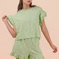 Daisy Ruffle Short Set