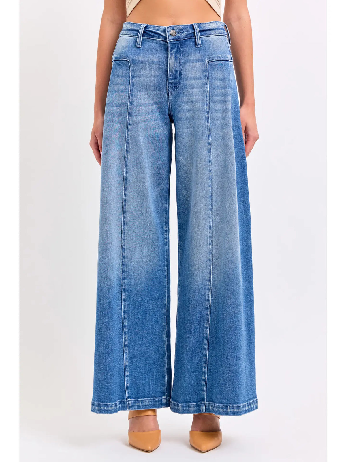 Wide Leg with Side Pleats