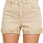 Colored Cuff Shorts