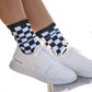 Checkered Game Day Socks