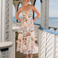 Last Vacation Spaghetti Strap Midi