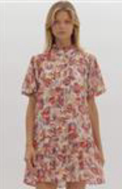 ENTRO maroon floral dress