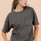 Mineral Wash Relaxed Pocket Tee