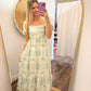 Bows & Bloom Midi Dress