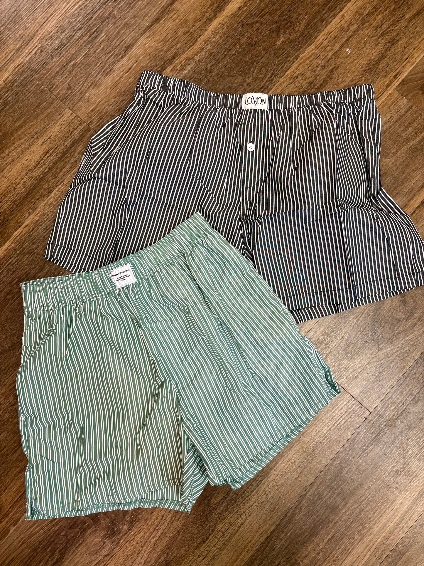 Stripe Pull On Shorts