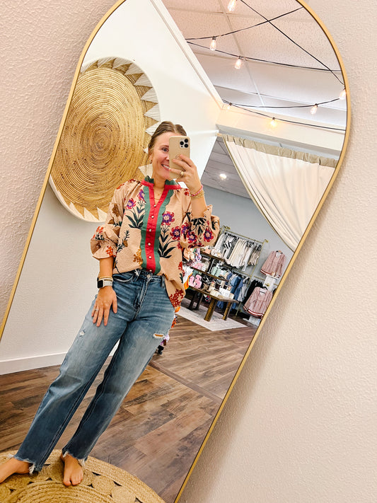 The Garden Party Blouse