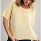 Banana Knit Top
