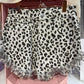 Leopard Denim Shorts