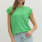 Textured Cap Sleeve Top