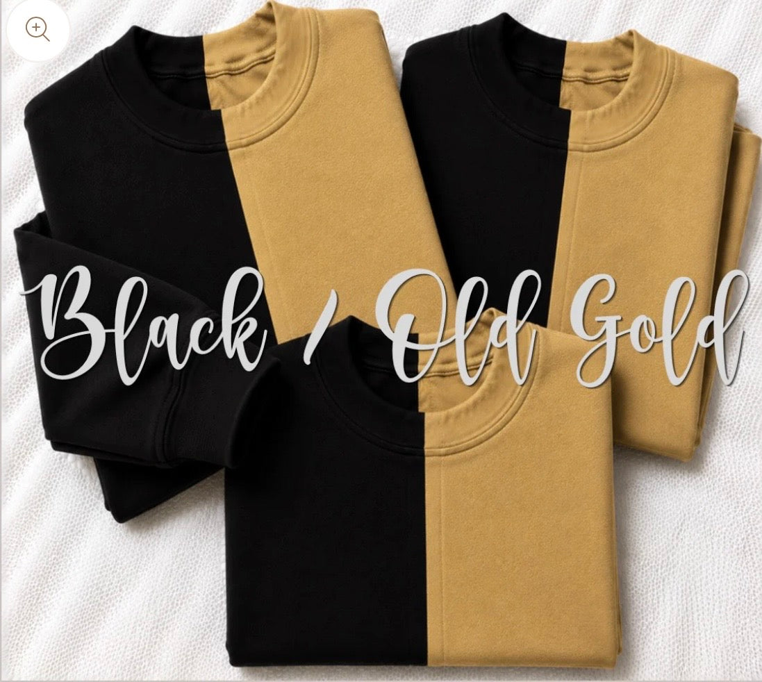 Split Color Sweatshirt
