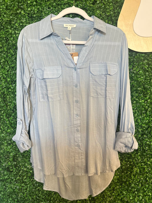 BP DENIM stripped shirt