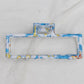 Vintage Toile Pattern Porcelain Claw Clip