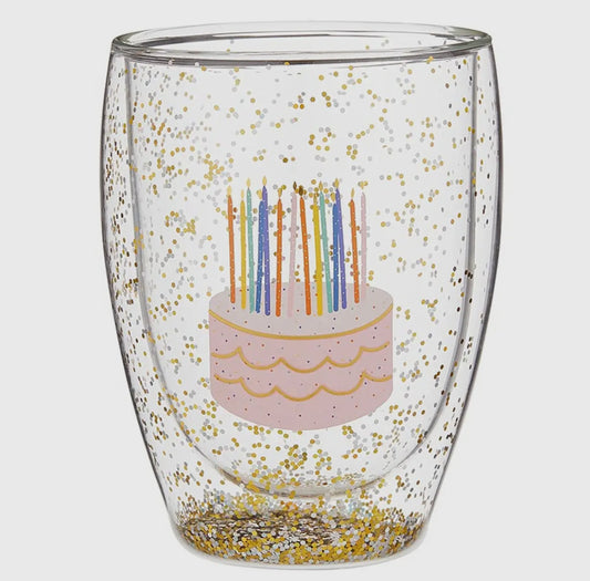 Birthday Doubble Wall Stemless Wine Glass