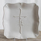 Faith Embossed Square Platter