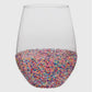 Wine Glass- Sprinkle Dip