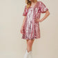 Big Sequin V-Neck Mini Dress