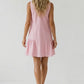 Button Detail Mini Dress
