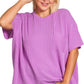 Plus Ribbed Pocket Tee