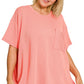 Plus Ribbed Pocket Tee