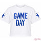 KIDS Shimmer Applique Game Day Tee